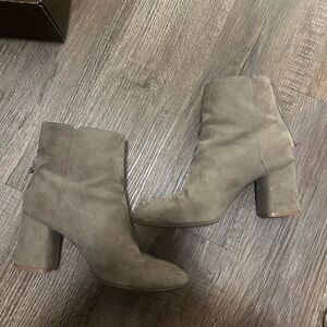 Elegant Taupe Ankle Boots